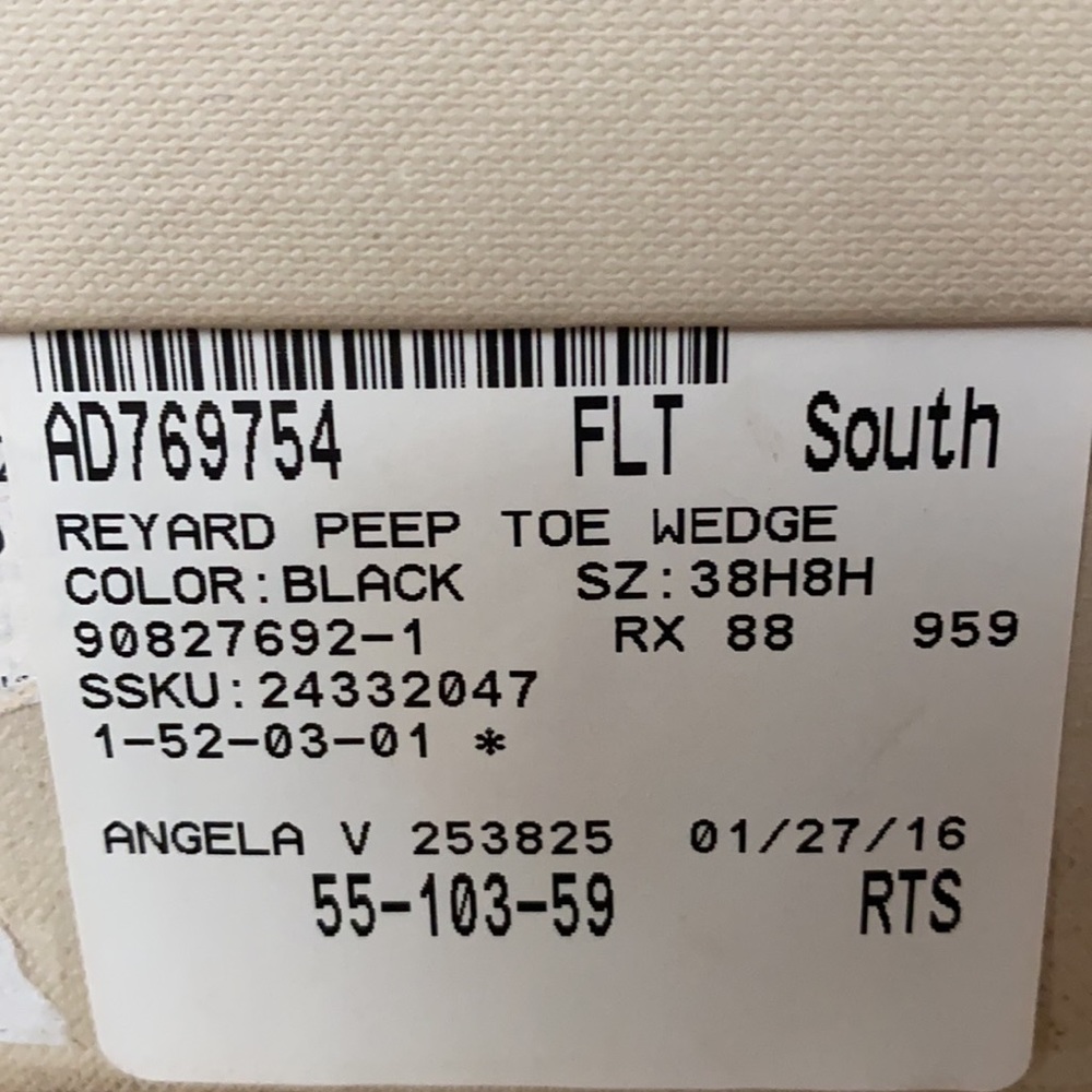 Burberry Reyard Peep Toe Wedge Pump - Picture 13 of 13